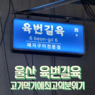 울산 삼겹살이 끝내주는 무거동 고기집 육번길육