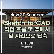 3D스캐너, Artec 3D 스캐닝을 통해 Sketch-to-CAD 작업 흐름 몇 주에서 몇 시간으로 단축