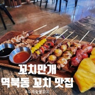 역북동 꼬치 맛집[꼬치만개]수제숯불꼬치(찐맛집/재방문)