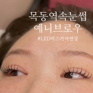 목동역속눈썹 맛집 예니브로우 led마스카라연장 CC컬 12mm 후기 💗