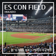 일본 북해도 여행 홋카이도 삿포로 근교 가볼만한곳 에스콘필드 HOKKAIDO & F빌리지 야구장 후기
