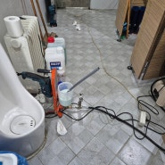 빌라 화장실 바닥 누수 타일 손상 없는 시공법