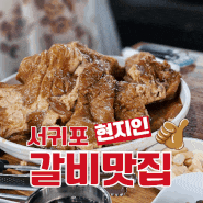 제주도 서귀포 맛집 40년 전통 원조 한라산 갈비 현지인이 추천한 맛집