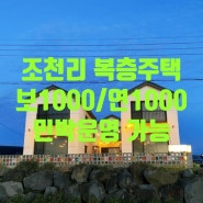 제주 조천읍 조천리 복층주택 민박운영 가능 연세