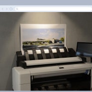 HP 프린터 디자인젯 T1600 T1700 T2600 다기능으로 활용하기