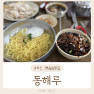 부산 반송동 맛집 짬뽕과 탕수육이 맛있는 동해루
