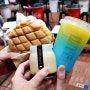 부산 광안리 밀락더마켓 카페 밀락당 먹거리 아이스크림 메론빵 푸딩