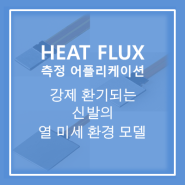 [Heat flux sensor] 강제 환기를 받는 신발의 열 미세 환경 모델