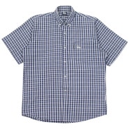 [L] 1990s USA Stussy Button Down Check Shirt 스투시 버튼다운 체크 셔츠 90년대 빈티지 미국생산 미제 올드