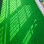 오래된 집 베란다 바닥 타일 50000원에 저렴하게 인조잔디 셀프 설치