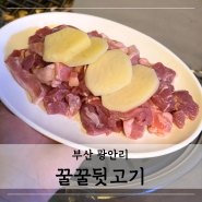 쫄깃한 부산 뒷고기 냠냠 : 광안리 고기집 꿀꿀뒷고기