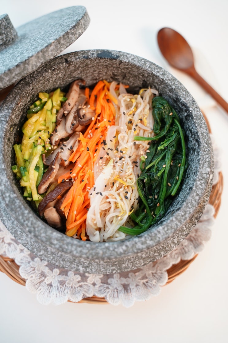 서진이네2 돌솥비빔밥 만들기 야채 비빔밥 레시피 비건 음식 : 네이버 블로그