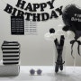 생일 파티용품 블랙컨셉 유유데이!