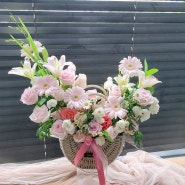 용암동꽃바구니 승진 생일축하 꽃배달 청주꽃집 꽃한잔