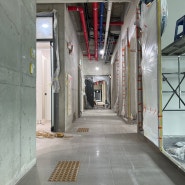대전 타일시공 월평동 신축 상가 건물 바닥 포세린 600각 바닥 타일작업_ 베이직타일