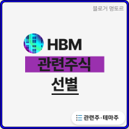 HBM 관련주 8종목 선별 (주인장 Top Pick까지)