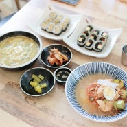 울산 태화강 국가정원 맛집 추천 김밥과 국수 맛있는 맨날국수