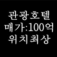 경기도 부천시 원미구 상동 100억 관광호텔 매매 위치 최상