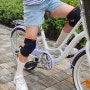 어린이무릎보호대 오렌지키즈랩 편하고 안전하게 자전거 타기