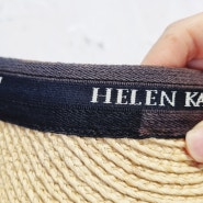 탈색된 모자 복원하는법 헬렌카민스키 색바랜 모자 셀프 복원 방법 패브릭마카로 살리는법