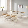 보보디자인 데이지 템바보드 무광 세라믹 식탁 테이블