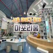 홍대 마포리움 마포평생학습관 도서관 북카페 다독다독