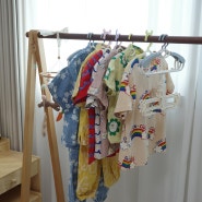 뉴코코맘 새싹 아기옷걸이 유아옷정리 추천템 사용후기