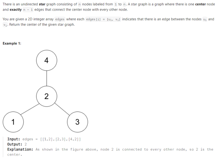 JAVA_LeetCode 1791_Find Center of Star Graph : 네이버 블로그