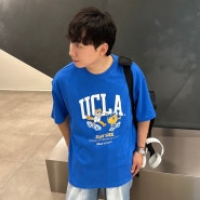 남자 여자 반팔티 추천 UCLA 유씨엘에이X벌룬프렌즈 콜라보 티셔츠