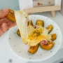 미니밤호박 전자렌지 찌기 치즈 에그슬럿 단호박 요리