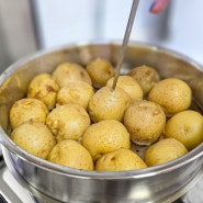 감자 맛있게 삶는법 찜기 삶는 방법 시간 냄비 삶기 찌는법 삶은 건강한 간식 만들기