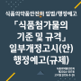 「식품첨가물의 기준 및 규격」 일부개정고시(안) 행정예고(규제)(식약처 공고 제2024-307호)