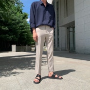 남자 여름 오버핏 긴팔 셔츠 코디 일단 시원하게 역시나 최고!