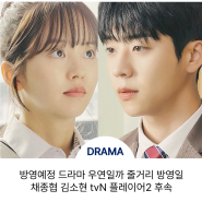 우연일까 첫방 언제 줄거리 채종협 김소현 첫사랑 청춘 로맨스 tvN 플레이어2 후속