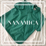 [review] NANAMICA OOAL 나나미카 반팔 셔츠 씨 그린