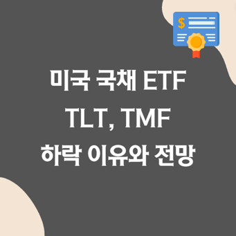 미국 국채 투자 ETF TLT TMF 급락 이유와 전망 : 네이버 블로그