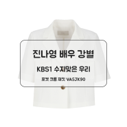 [비지트인뉴욕] 진나영 배우 강별 수지맞은 우리 70회 포켓 크롭 재킷 VA5JK90 패션정보