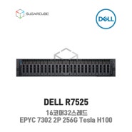 DELL Poweredge R7525 EPYC 7302 2P 256G Tesla H100 24 SFF
