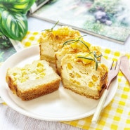 옥수수 디저트 레시피 옥수수 크림치즈 케이크 만들기