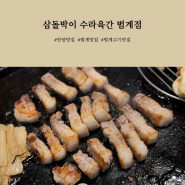 범계맛집, 삼돌박이수라육간, 범계역맛집