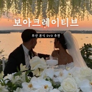 부산 본식 dvd 보아크레이티브 숨고로 예약