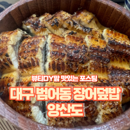 대구 범어동 장어덮밥 양산도 범어동 맛집으로 추천해요