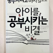 부모가 읽기 좋은 책 추천, 공부하라고 하지 않고도 아이를 공부시키는 비결