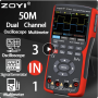전자 작업의 필수 도구 ZOYI 3-in-1 듀얼 채널 오실로스코프 ZT-703S