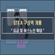 GTX A 구성역 개통에 따른 버스 노선 확대 및 요금 알아보기