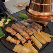 [강남/역삼] 쫀득-한 삼겹살 구워주는 맛집 뼈탄집 강남역점 점심