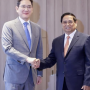 베트남 찐 베트남 총리Viet Nam Prime Minister, 한국 주요 기업 투자 확대 촉구ベトナム　チン首相、韓国主要企業投資拡大促進