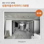 용인 성복동 수지자이, 58평 아파트 공사중 현장 방문!