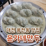 대전 용전동 맛집 - 얇은 피가 맛있는 윤가네 만두