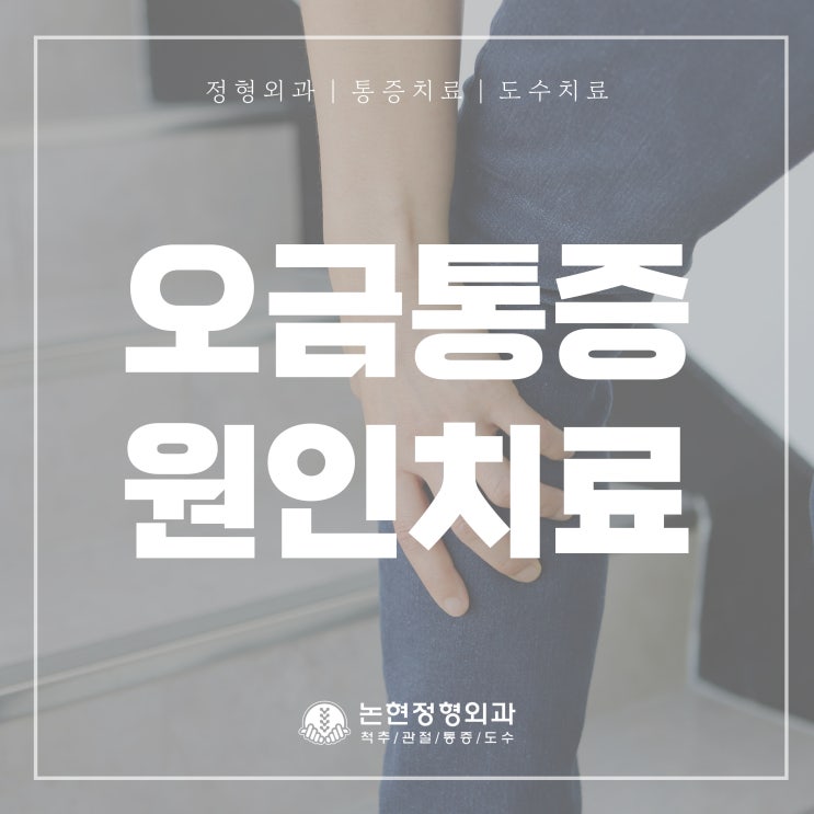 종아리 뒤쪽 오금 통증 저림이 나타나는 질환 학동정형외과 : 네이버 블로그